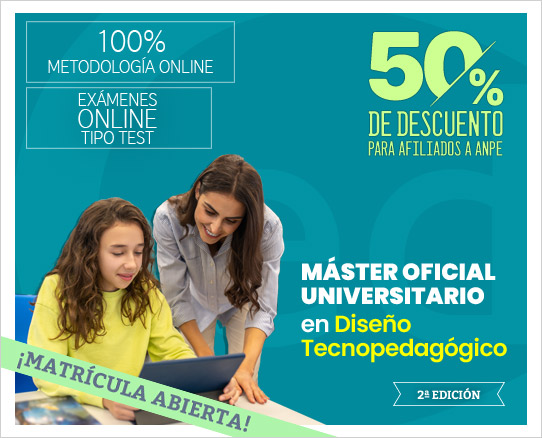 Máster Tecnopedagógico - Matrícula Abierta