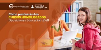 cursos homologados oposiciones 2018