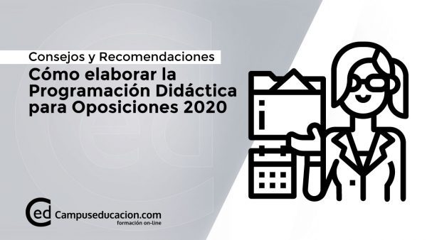 Cómo Elaborar La Programación Didáctica Para Oposiciones 2020 ...